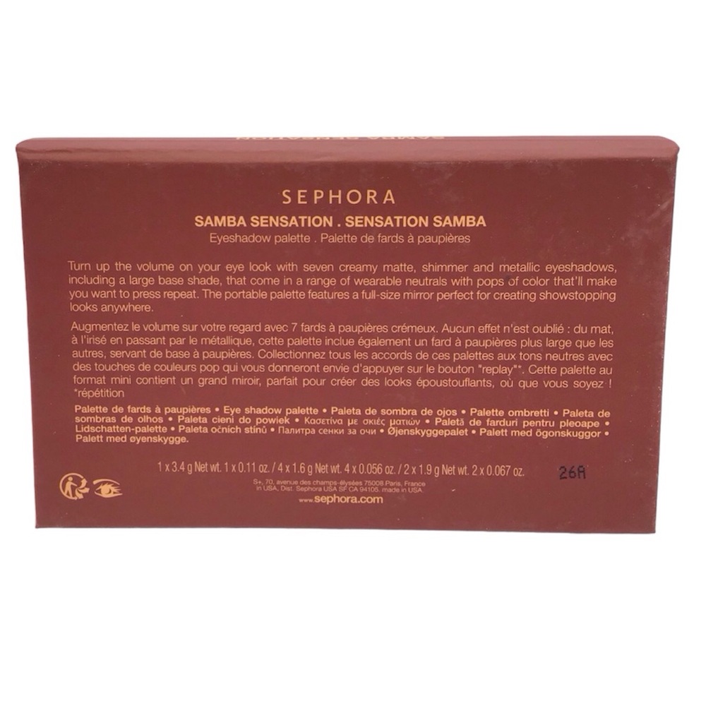 Sephora Collection Playlist Eyeshadow Palette, (Samba Sensation) (NWT) - Picture 7 of 11